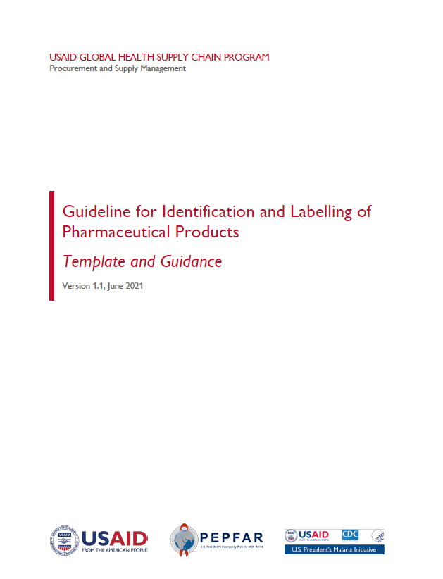 Guidance and Template for Product Identification and Labelling for